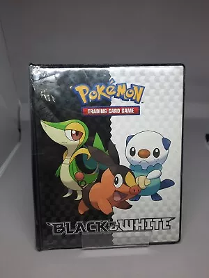 POKEMON Trading Card BLACK & WHITE 4-Pocket Binder 10 Page Album 2011 Ultra-Pro • $12.08