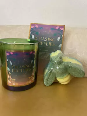 Fragrant Jewels ~Rare~ Chasing Fireflies Candle & Bath Bomb NWT Intact Sz6 • $40