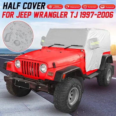 ​Car Cover For Jeep Wrangler  TJ 2 Door 1997-2006 Waterproof Rain  UV-Resistan • $57.19