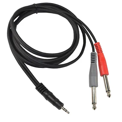 6 Feet 1/8 TRS To Dual 1/4 TS Cable For M-Audio Studiophile Series BX5a Speakers • $6.95