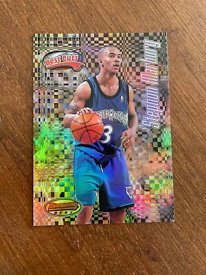 Stephon Marbury 1997-98 Bowman's Best Cuts Refractor BC9 Nets Timberwolves • $9.99