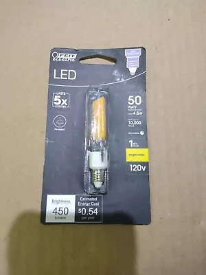 Feit Electric T4 E11 Led Bulb Warm White 50 Watt Equivalence 1 Pk • $10.26