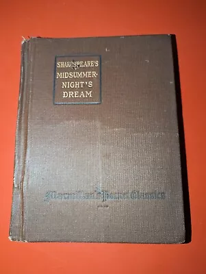 Shakespeare's Midsummer Night's Dream: Macmillan's Classics - 1920 Antiquarian  • $4.10