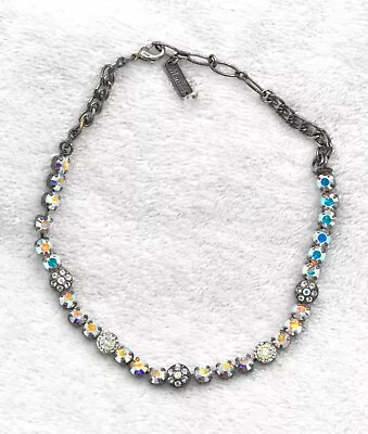 Mariana Handmade Swarovski Crystal Necklace - Iridescent Pink! • $99