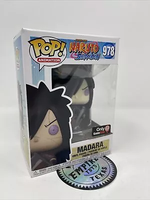 Madara #978 Naruto Shippuden Gamestop Exclusive Funko Pop! Anime FREE SHIPPING • $30