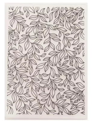 Embossing Folder  -  6  X 4  - LEAVES  - FOLIAGE - Nature - Crafts • £4.25