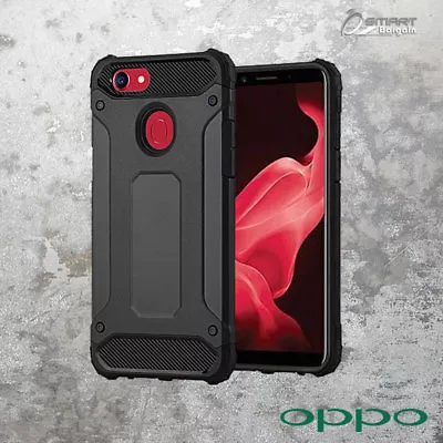 $6.99 • Buy Black Armor Heavy Duty ShockProof Case Cover For OPPO A73 / Oppo R15 Pro