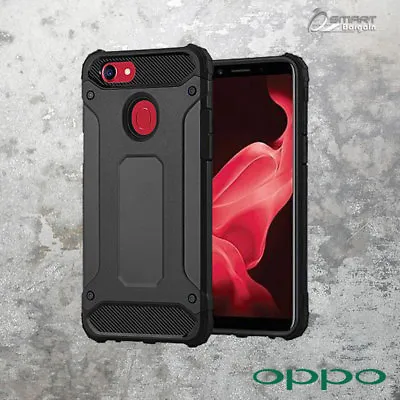 Black Armor Heavy Duty ShockProof Case Cover For OPPO A73 / Oppo R15 Pro • $6.99
