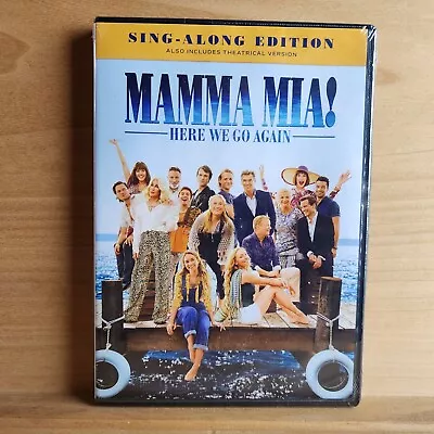 [USED] Mamma Mia! Here We Go Again (Sing-Along Edition) Widescreen DVD • $9.99