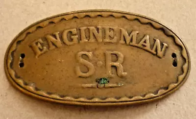 Original Vintage Southern Railway S.r.  Engineman Cap Badge • £75