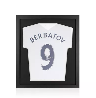 £284.99 • Buy Framed Dimitar Berbatov Signed Tottenham Hotspur Shirt - Home, 2021/2022, Number