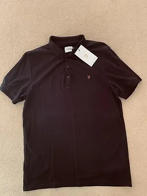 New With Tags Mens Black  Farah Polo Shirt • £15