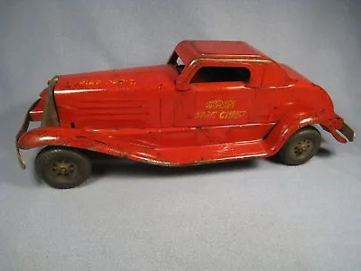 Vintage Marx Girard Siren Fire Chief Pressed Steel Toy Car 14” 1930's • $349.99