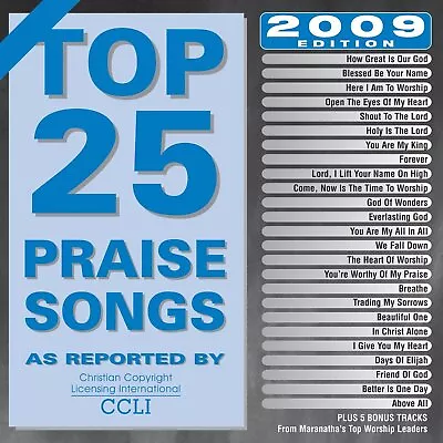 £16.18 • Buy Chris Tomlin Top 25 Praise Songs For 2009 (CD)