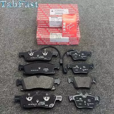 673004626 Maserati Levante Base Front Rear Brake Pad Kit W/4 Piston Calipers • $474.99