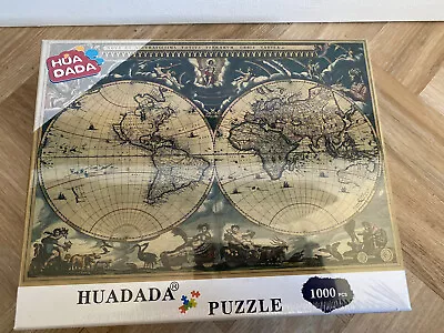 New Boxed Jigsaw Puzzle 1000 Piece “Map Of Ancient World’ 70cm X 50cm • £4.75