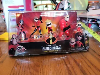 Incredibles 2 Family Figurine Pack Disney Pixar Action Figure Toy NEW! • $15.99