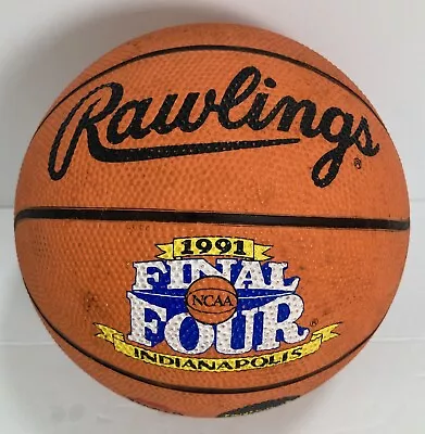 NCAA Rawlings 1991 Final Four Indianapolis Pizza Hut Mini Basketball • $16.19