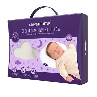 Clevamama ClevaFoam Supporting Infant Pillow - Suitable From Birth • £21.99