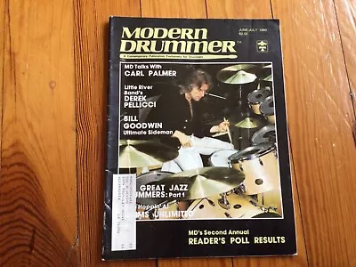 Modern Drummer Magazine 1980 Vol. 4 No. 3 Carl Palmer Ex • $14.95