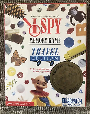 I Spy Memory Game Travel Edition Briarpatch Scholastic  New Sealed • $8.99