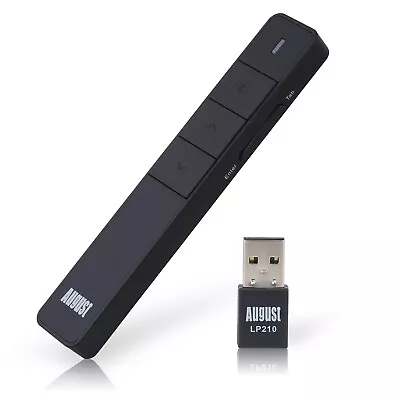 USB Wireless Presentation Remote Clicker Powerpoint Red Laser Pointer LP210 • £16.95