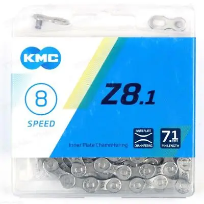 KMC Z8.1 6 7 8-Speed 116L MTB / Road Bike Chain 3/32  7.1mm Fits Shimano / SRAM • $8.95