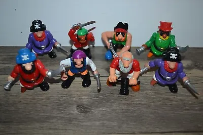 Vintage Fisher Price Great Adventures Pirates Figure Lot Of 8 • $29.99