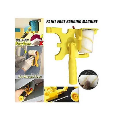 Paint Edge Roller Banding Machine Brush Safe Tool Paint Runner Pro For Ceiling • £12.22