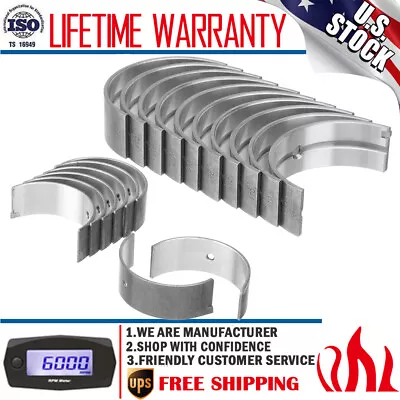 Main Rod Bearings For 1986-2000 Honda Civic Acura Integra 1.6L D16A6 D16Z6 D16Y7 • $39.95