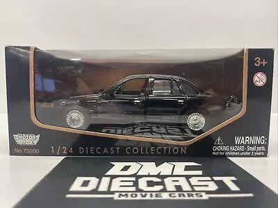 Motormax 1/24 1998 Ford Crown Victoria Police Car - Slicktop BLACK - 76102 • $35