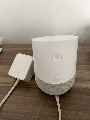 Google Home Smart Speaker & Home Assistant - White Slate (Pre-owned) • $100