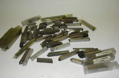 Pile Of Metal Lathe Shaper Cutting Bits New And Used H.s.s. And Carbide Tipped • $55