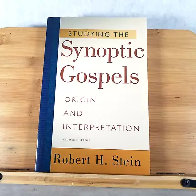 Studying The Synoptic Gospels - Trade Paperback By Robert H. Stein - LIKE NEW! • $16.93