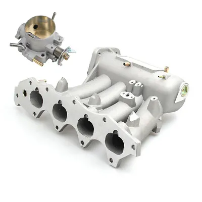 Intake Manifold For EG EK DA DC2 B16A B16B B17A1 B18C5 W/ 70mm Throttle Body US • $248.69