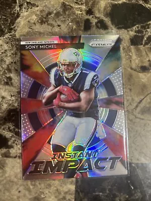 2018 Prizm Instant Impact Silver Sony Michel • $4.25