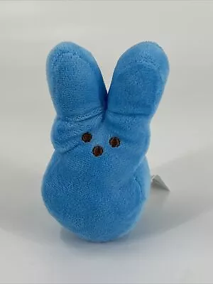 PEEPS 6  Plush Blue Easter Bunny Candy Toy Marshmallow 2019 Stuffed Animal Toy • $10.49