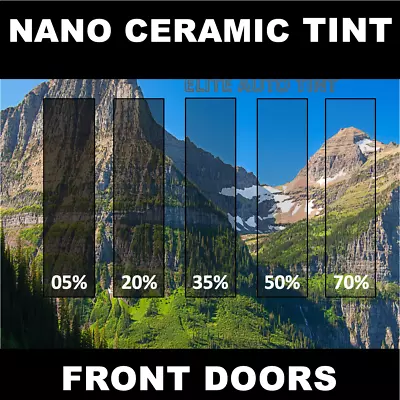 Tesla Model Y Precut Front 2 Doors Window Tint Nano Ceramic • $44.99