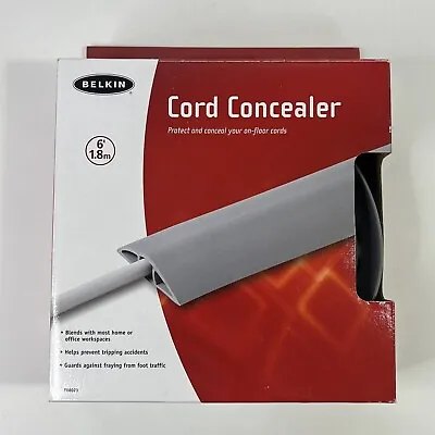 Belkin 6 Foot Cord Concealer Gray  • $5.50