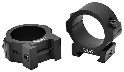 Warne V600M Vapor Horizontal Ring Set Matte Black 1  Tube Low • $36.95