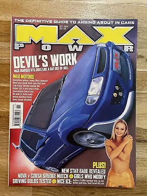 Max Power Magazine October 2000 Citroen Saxo VTR Vts Tuning Body Kit  • £9