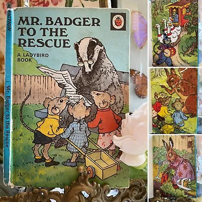 Mr Badger To The Rescue Ladybird Book Childrens 401 Series C1978 Illustrated • £9.99