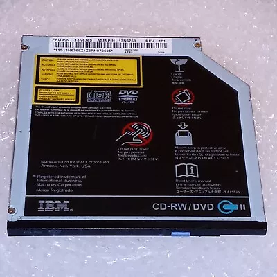 IBM THINKPAD T40 T41 T42 T43 DVD / CD-RW Laptop Drive  • $6