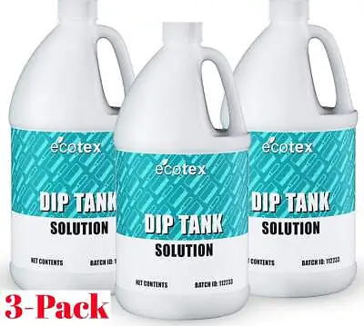 $263.95 • Buy 3-Pack Dip Tank Solution Emulsion & Ink Remover For Screen Printing 1 Gal/Each
