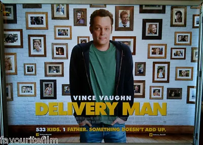 Cinema Poster: DELIVERY MAN 2014 (Quad) Vince Vaughn Chris Pratt Cobie Smulders • £9.95