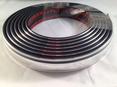 Striscia Decorativa 10M 12Mm Cromo Argento Auto Moto - Foto 6