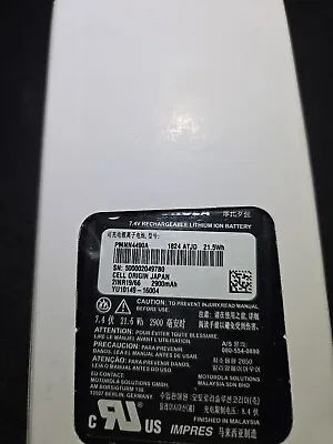 Motorola OEM PMNN4490 Battery - UL Rated (IS Rated) - IMPRES - Li-ion (2900mAh) • $110