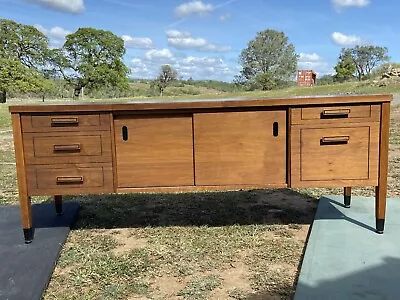 Vintage Mid-Century Modern Credenza Buffet Sideboard Storage Cabinet • $750