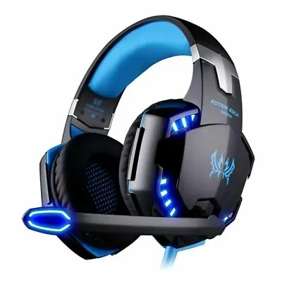 $29.95 • Buy 3.5mm Gaming Headset MIC LED Headphones For PC Mac Laptop PS4 Xbox One