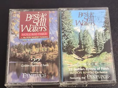 Vintage Beside Still Waters & Vol 2 Don Marsh Orchestra Cassette Hymns Of Faith  • $15.99